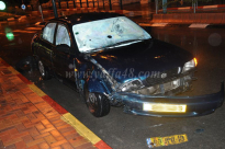  بالصور: إصابة شاب بحادث طرق ذاتي منتصف الليلة الماضية في اللد